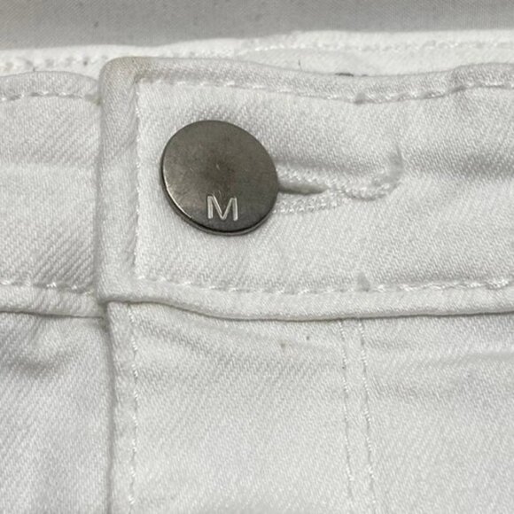 Mossimo Crop Jegging Women's 6/28R White Ultra Stretch High Rise Denim Jeggings - Picture 9 of 11